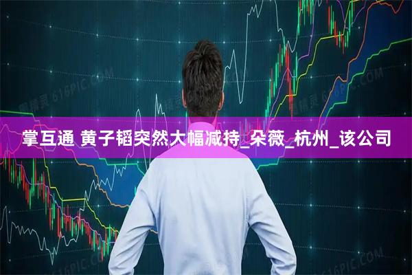 掌互通 黄子韬突然大幅减持_朵薇_杭州_该公司