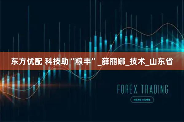 东方优配 科技助“粮丰”_薛丽娜_技术_山东省